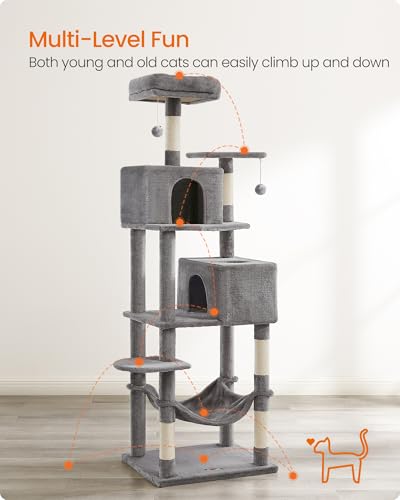 Cat Tree 73.2 (73.2 Inches / Light Gray)