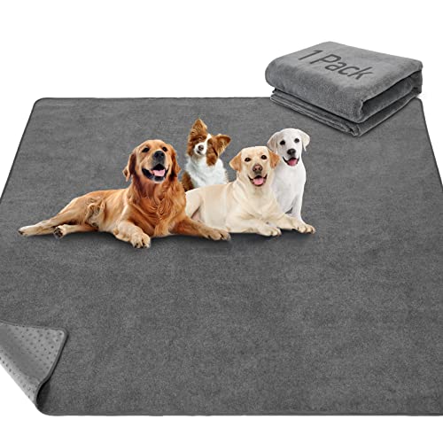 Washable Pee Pads for Dogs (82"*120" Gray)