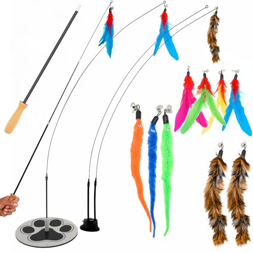 Cat Toys for Indoor Cats (Meow Motion Bundle)