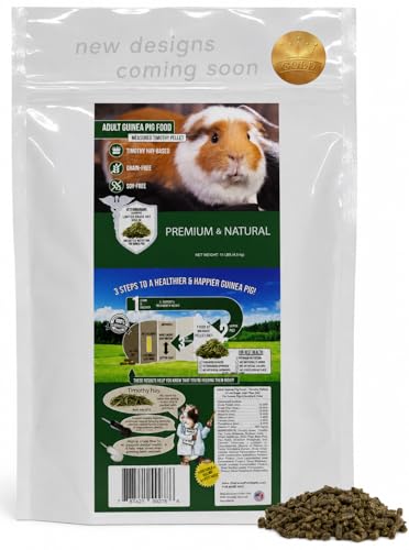 Adult Guinea Pig Food Measured Timothy Pellet (10 Pound (Pack of 1))