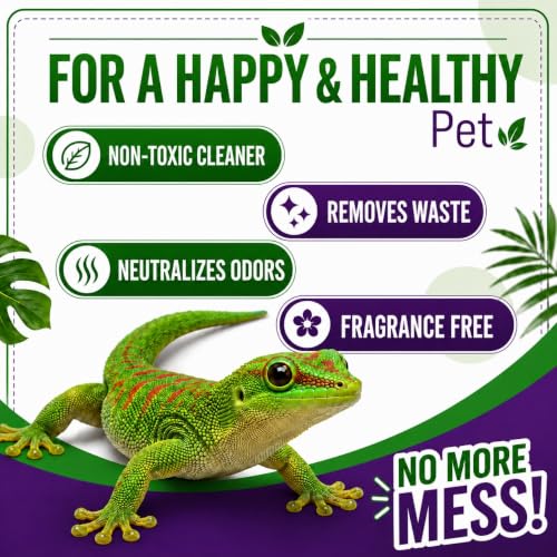 Amazing Reptile & Amphibian Terrarium Cleaner and Odor Eliminator (16 Fl Oz (Pack of 2))
