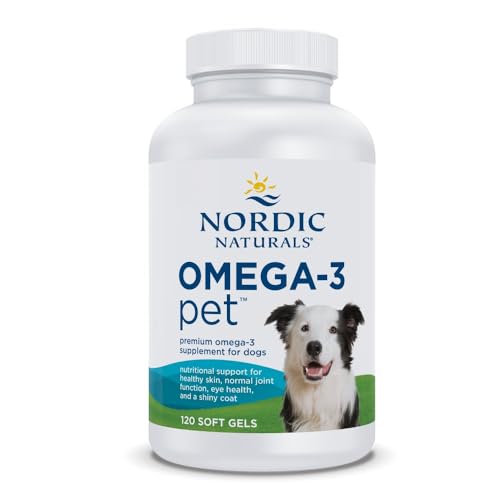 Omega 3 Fish Oil for Dogs with EPA + DHA (120 Count (Pack of 1))