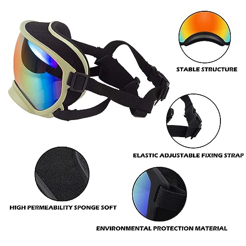 Medium Dog Sunglasses with Adjustable Strap UV Protection