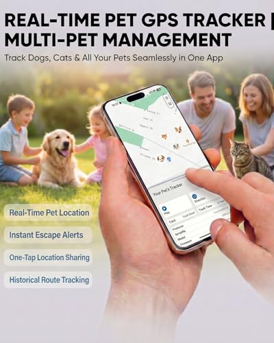 GPS Tracker for Dogs (Black)
