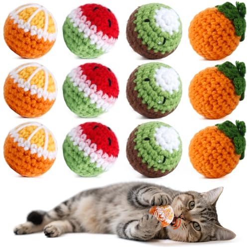 12 Pack Cat Toy Balls