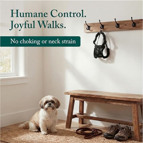 No Pull Dog Harness (X-Small / Black)