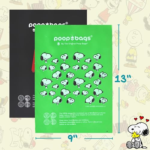 38% USDA Biobased Pet Waste Bags (Green/Black - Unscented / 360 Count (Pack of 1))