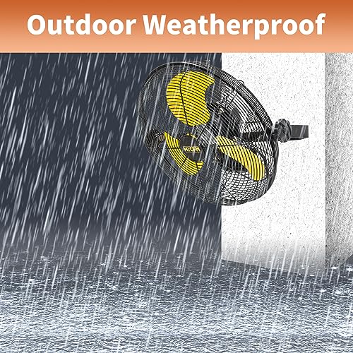 2600 CFM 14 inch Outdoor Wall Mount Fan (14" outdoor)