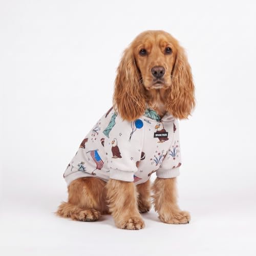 Dog Hoodie Buttery (USA Grey / XX-Large)