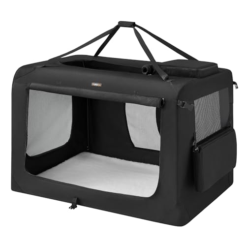 Collapsible Soft Dog Crate (XXXXL（48"L x 31"W x 31"H） / Black)