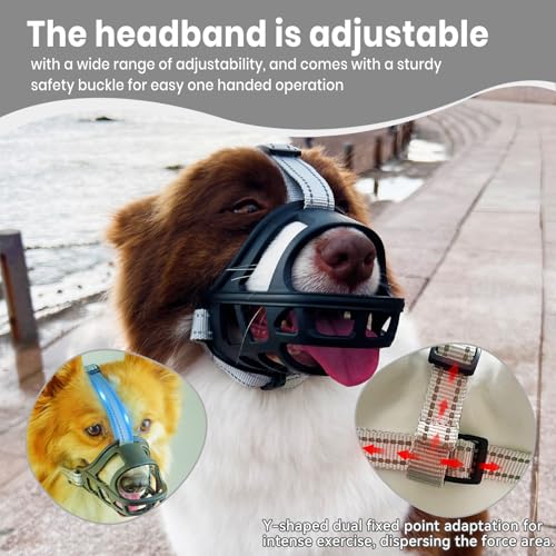 Dog Muzzle Basket Muzzle for Small Medium Large Dogs