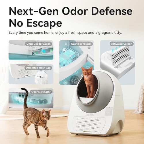 Ultra Automatic Litter Box with AI Camera (White / X-Large (Ultra))