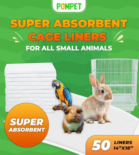 14"" X 18"" Disposable Guinea Pig Cage Liners 50 PCS
