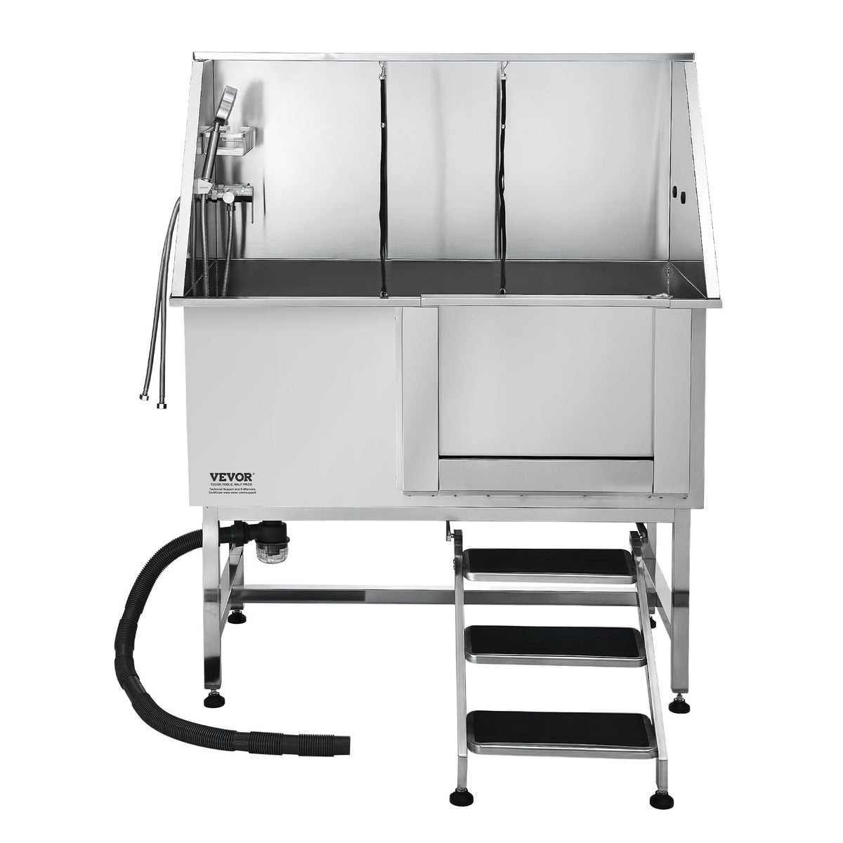 Stainless Steel Dog Washing Station (50 inch)