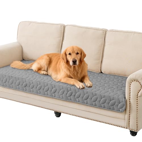 Pet Bed Cover Dog Bed Blanket for Sofa and Furniture Waterproof New Pattern Design (30x70 Inch (Pack of 1) / Lightgrey)