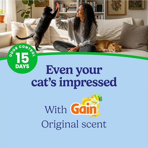 Advanced Odor Shield Clumping Cat Litter with Gain (Advanced Litter / 18.5 lb (Pack of 2))