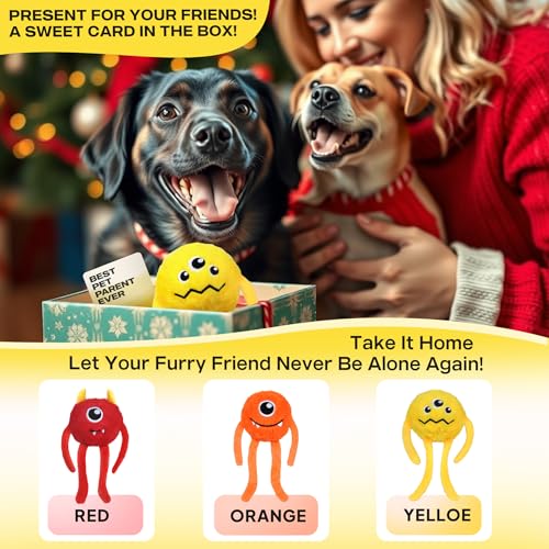 Dog Toys for Aggressive Chewers (M/L / Yellow)