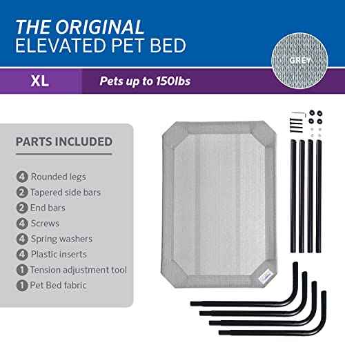 Original Elevated Dog Bed (X-Large Dog Bed / Grey (Pack of 1))