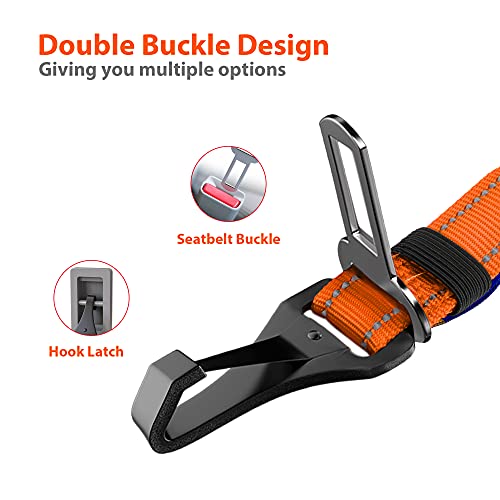 Orange Dog Seatbelt (Carrot Orange)