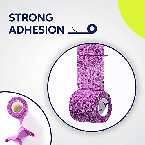 Pet Wrap Self (2 Inch (Pack of 12) / Solid Color A)