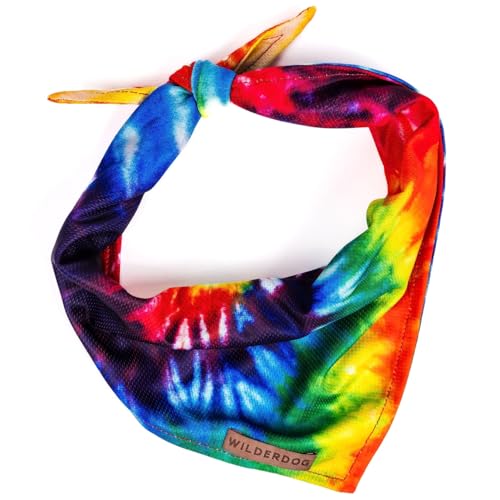 Dog Bandana with Lightweight Quick Drying Poly (Tiedye)