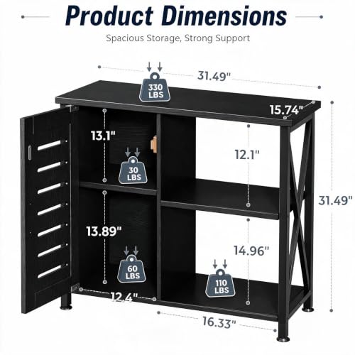 20 29 Gallon Fish Tank Stand (Black / 20-29 Gallon)