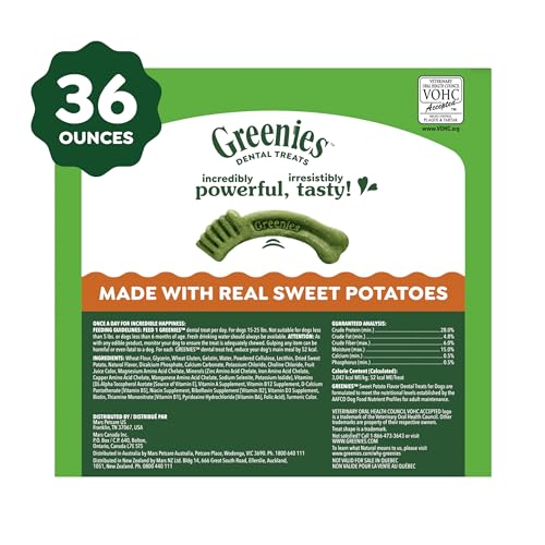 Petite Natural Dental Dog Treats (60 Count (Pack of 1))