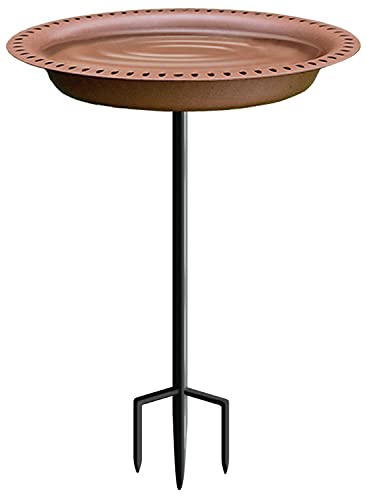 Extra Large Freestanding Birdbaths Bowl (1-¼ gal / Chocolate)
