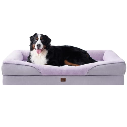 Orthopedic XXL Dog Bed for Large Dog (Purple / 52x41x8)