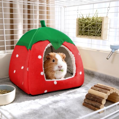 Guinea Pig Hideout Bed (Red)