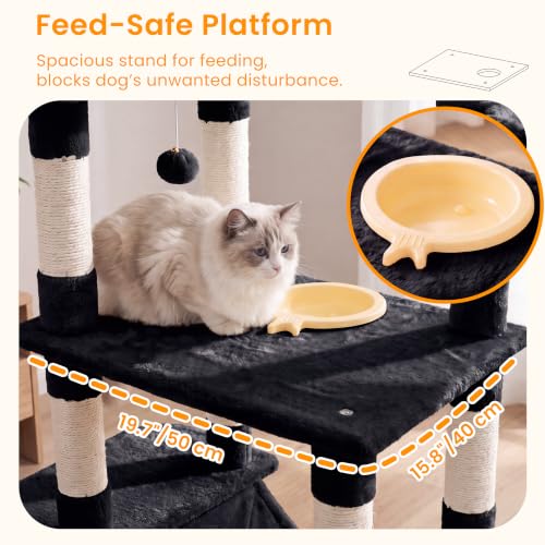 Tall Cat Tree 78 (Smoky Gray / 70 inch)