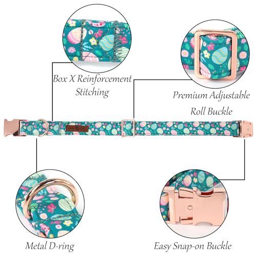 Easter Green Dog Collar (Eggs Cluster / Small (Pack of 1))