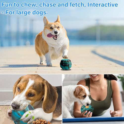 Interactive Dog Chew Toy (Classic Blue / Medium)