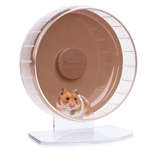 Super Silent Hamster Exercise Wheels (Medium / Brown)