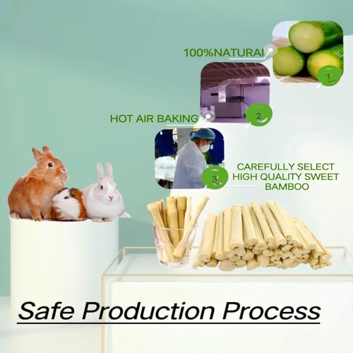 300g Sweet Bamboo Chew Toy for Small Animals (11 Ounce (Pack of 1))