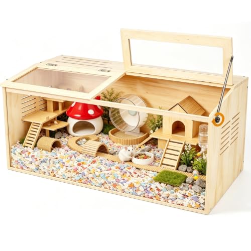 Wooden Hamster Cage (48.0"L x 20.0"W x 20.0"H)