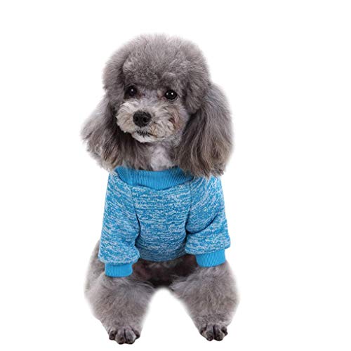 Dog Sweaters for Small Dogs (Light blue / X-Small)