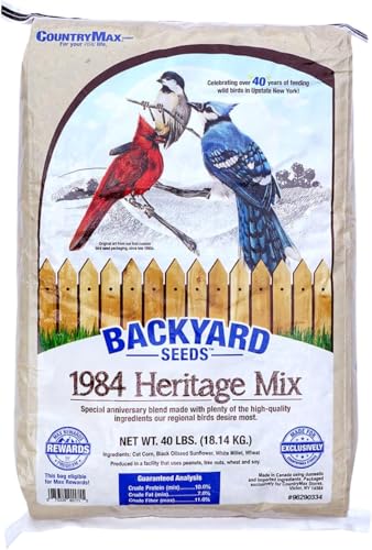 Backyard Seeds 40LB 1984 Heritage Mix Bird Seed Blend (1984 Mix / 40 Pound (Pack of 1))