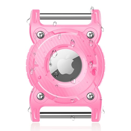 Airtag Dog Collar Holder (Pink / 1 Pack)