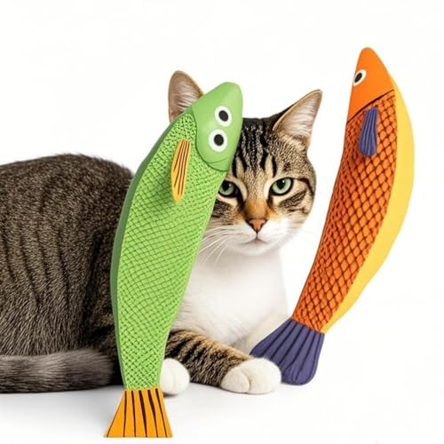 Interactive Catnip Fish Kicker Toy for Indoor Cats