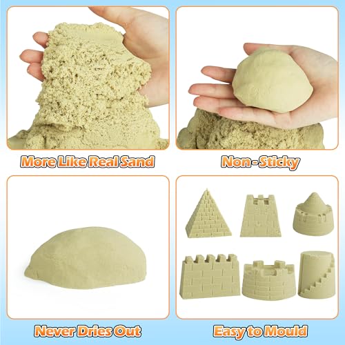 37 Pcs Sand Construction Kit with Magic Sand