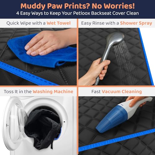 Dog Car Seat Cover for Back Seat (Blue / XL (64"x60"))