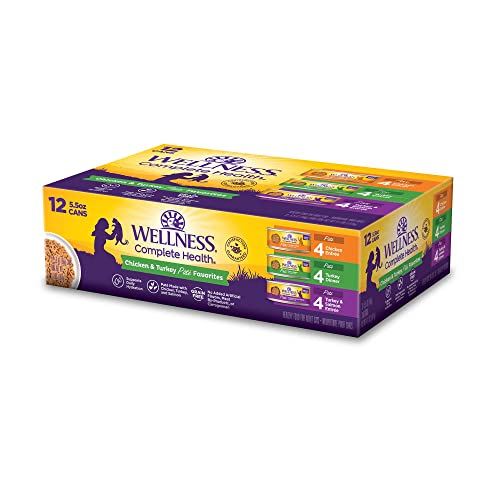 Complete Health Pate Variety Pack Adult Canned Wet Cat Food (5.5 Ounce (Pack of 12))