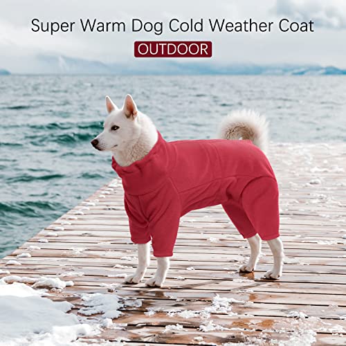 Winter Dog Pajamas (2XL / Red)