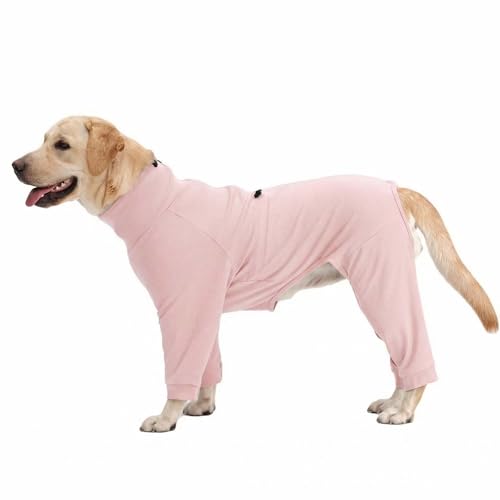 Recovery Suit for Large Dogs (Pink / 2XL)