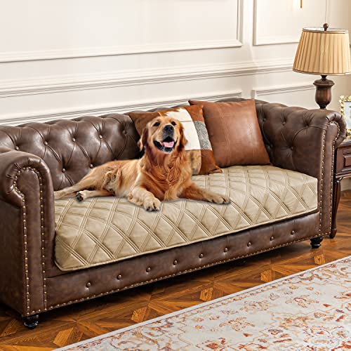 Waterproof Dog Bed Cover Pet Blanket with Anti (30x60 Inch (Pack of 1) / Beige)