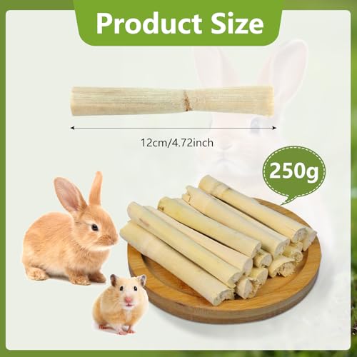 250g(0.55lbs) Sweet Bamboo Chew Sticks Rabbit Toys for Grinding