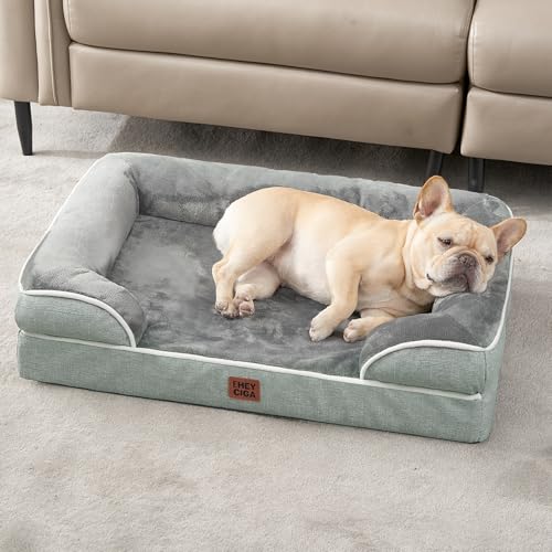 Orthopedic Dog Bed Medium Size Dog (Greyish Green / 30.0"l X 20.0"w X 6.5"th)