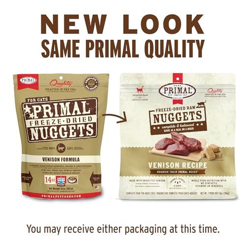 Primal Freeze Dried Raw Cat Food Nuggets (5.5 Ounce (Pack of 1))