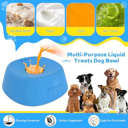 Dog Lick Bowl (blue / Medium)